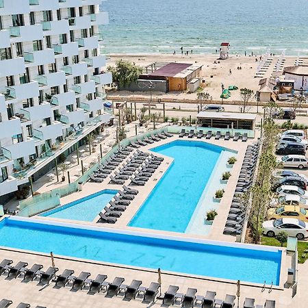 Aqua Vista Infinity Resort & Spa - Studio Lux - Piscina Infinity, Jacuzzi, Sauna, Gym - Privat Năvodari المظهر الخارجي الصورة